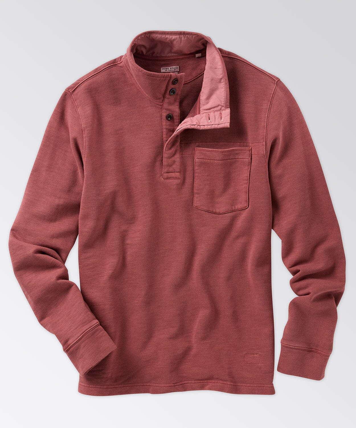 mens knit pullover with pocket