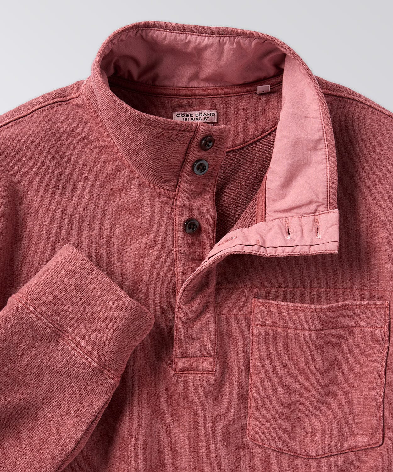 mens knit pullover with pocket
