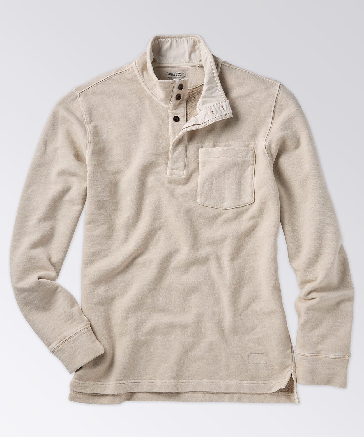 mens knit pullover with pocket