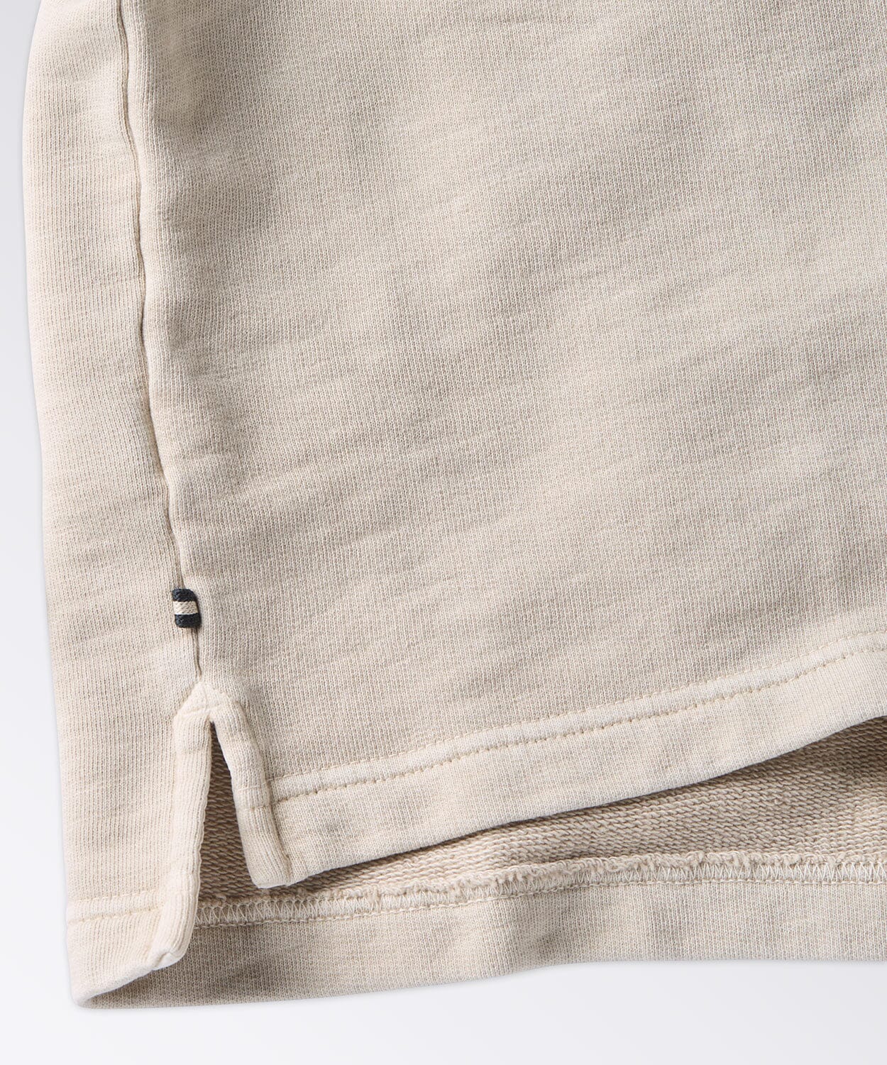 Close up of Small Tab Label on Side Seam