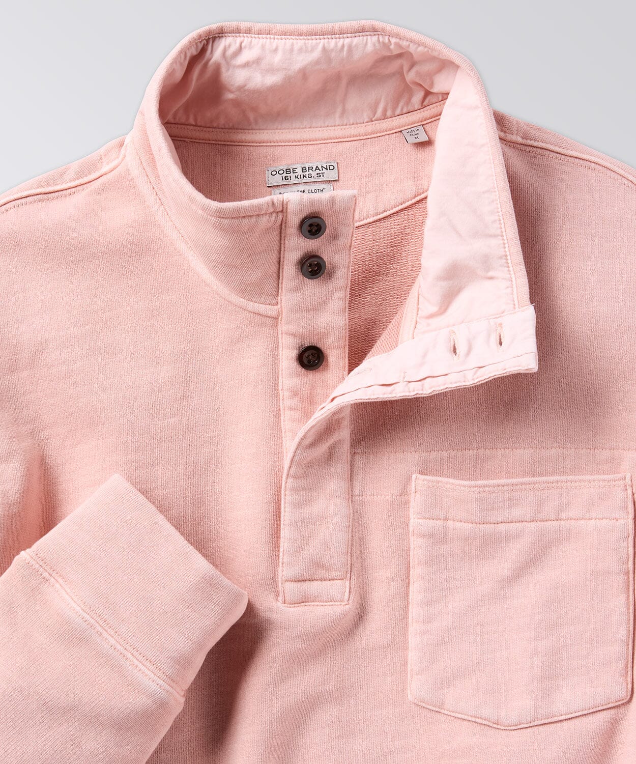 mens knit pullover with pocket