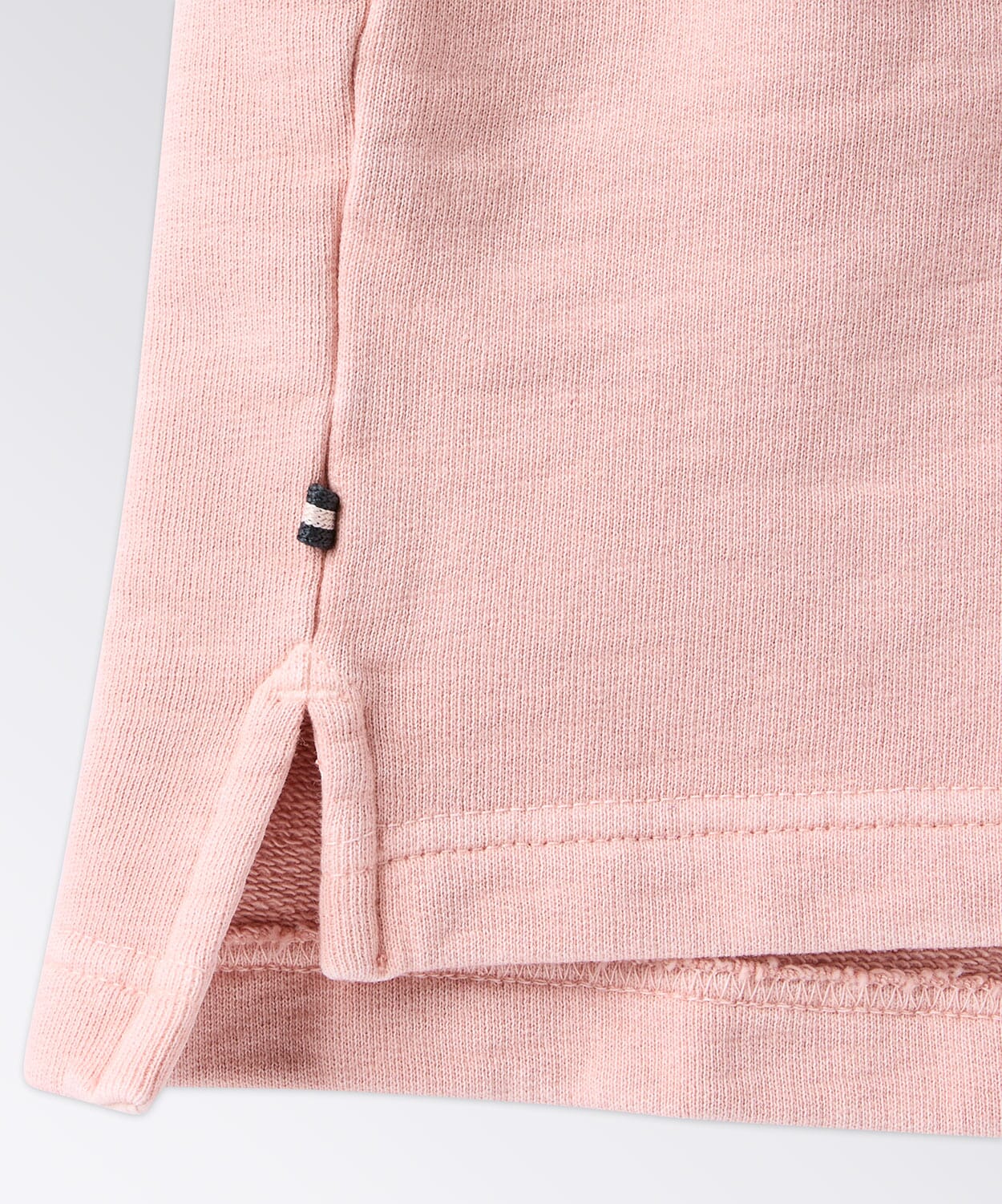Close up of Small Tab Label on Side Seam