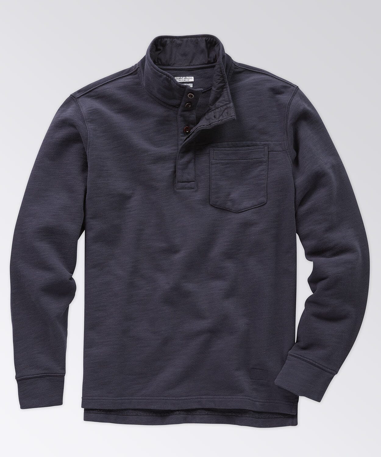 mens knit pullover with pocket