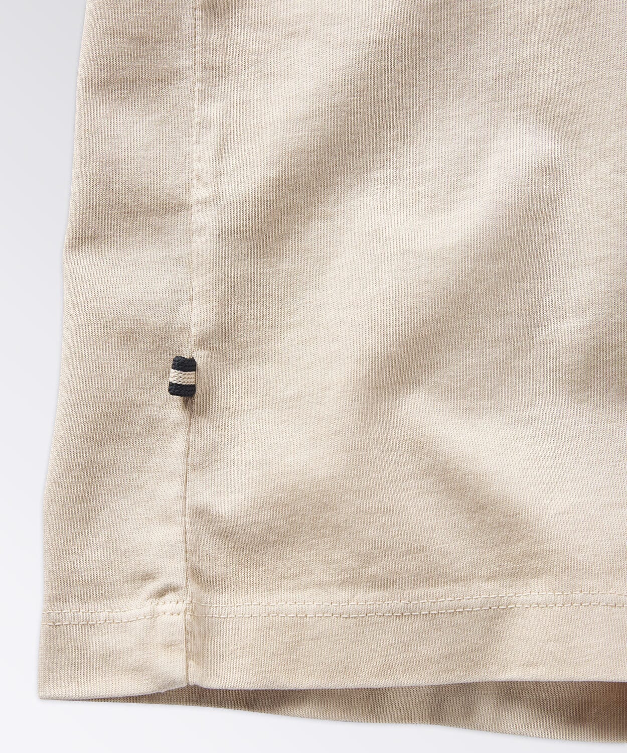 detail of a tshirt with camp fitch on it