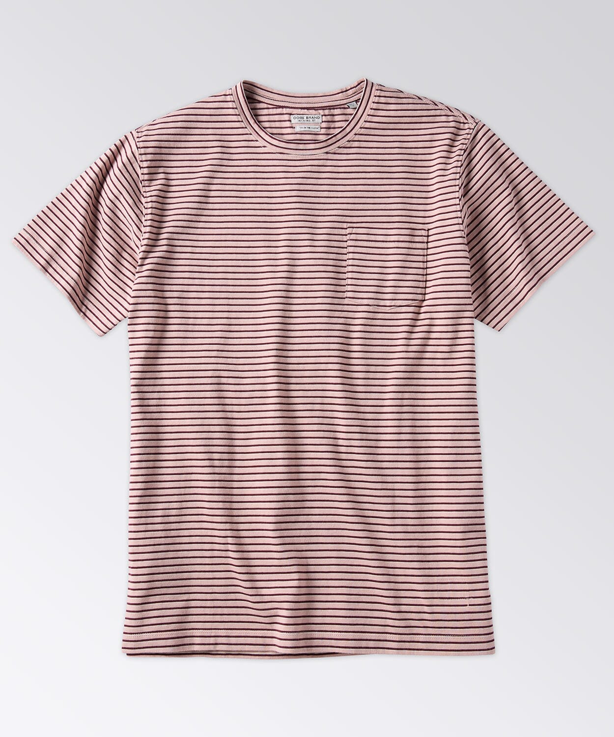 Sutherland Multi-Stripe Pocket Tee Tees OOBE BRAND Shell Multi Stripe S