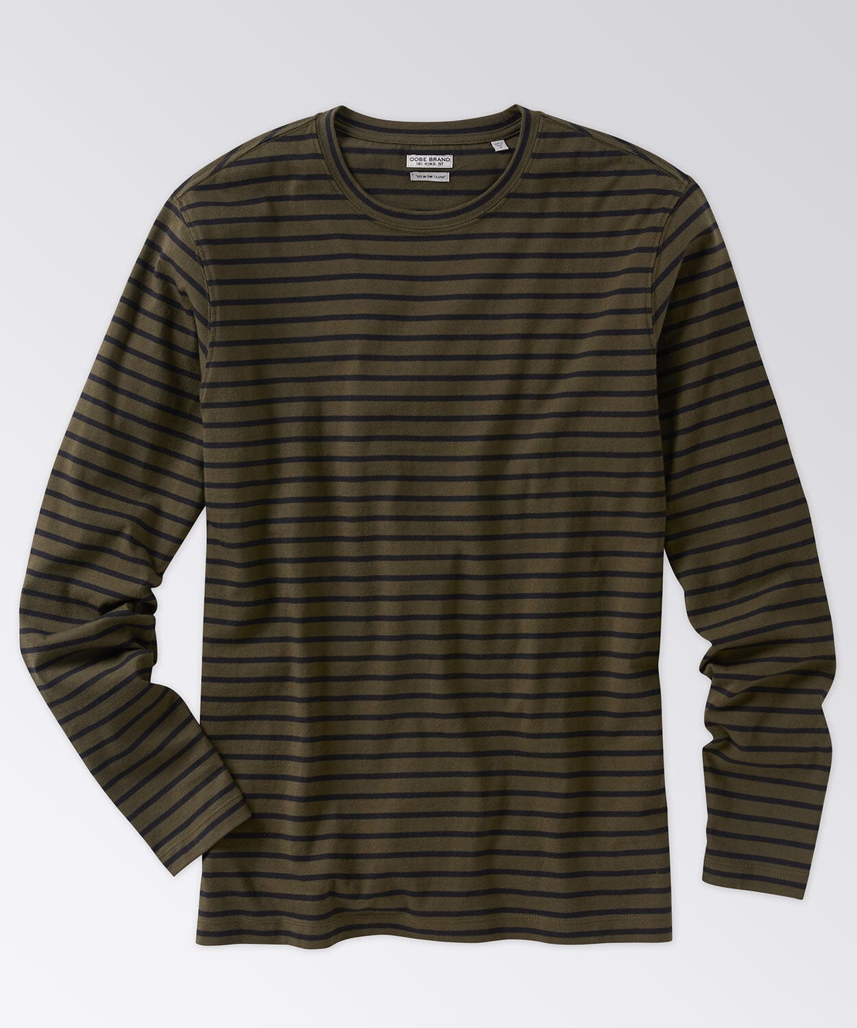Brewster Stripe Tee Tees OOBE BRAND Militaire Stripe S