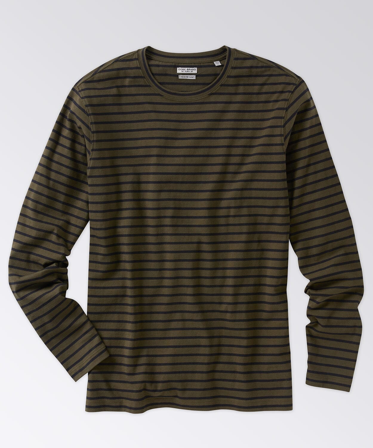 Brewster Stripe Tee Tees OOBE BRAND Militaire Stripe S 