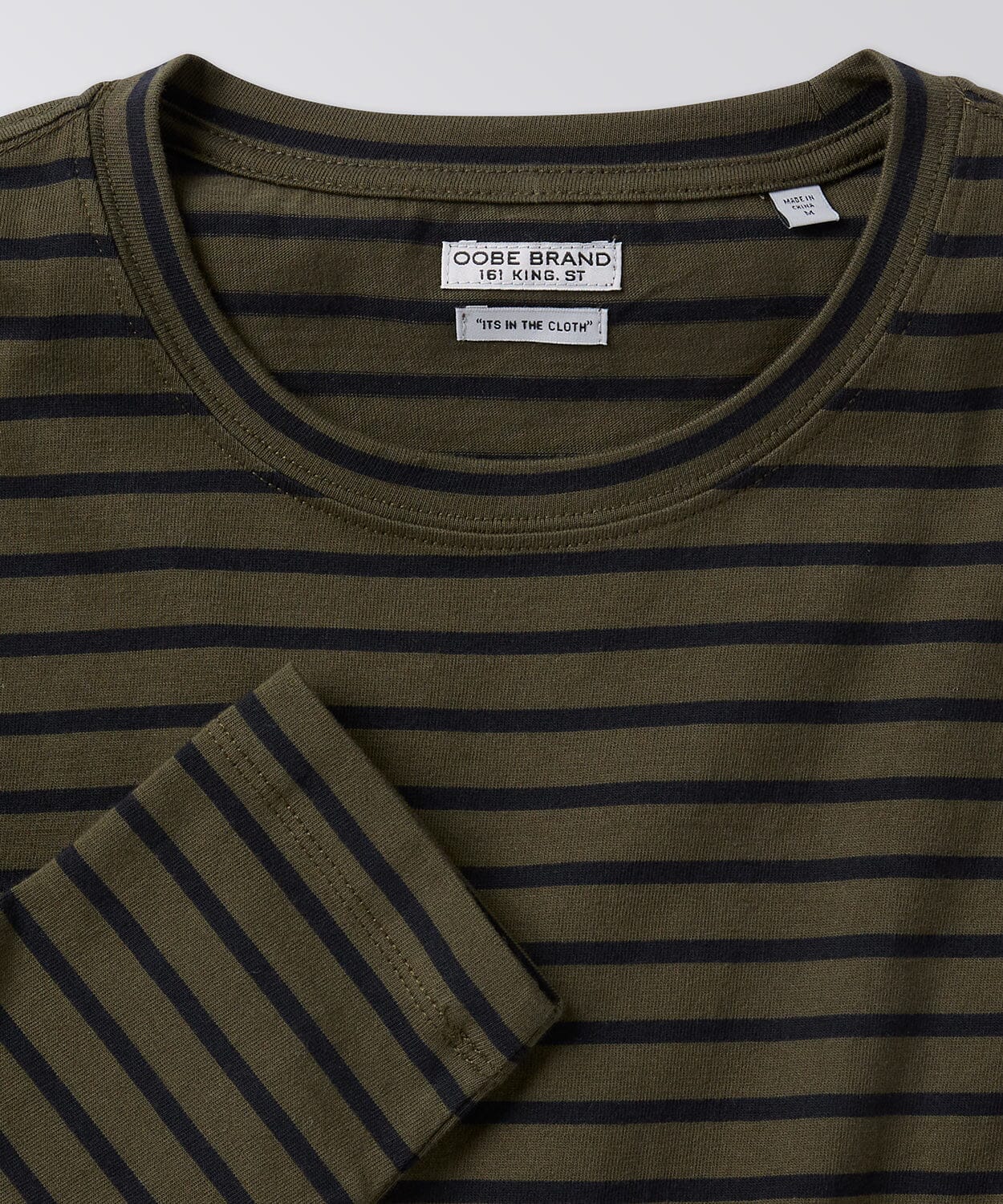 Brewster Stripe Tee Tees OOBE BRAND