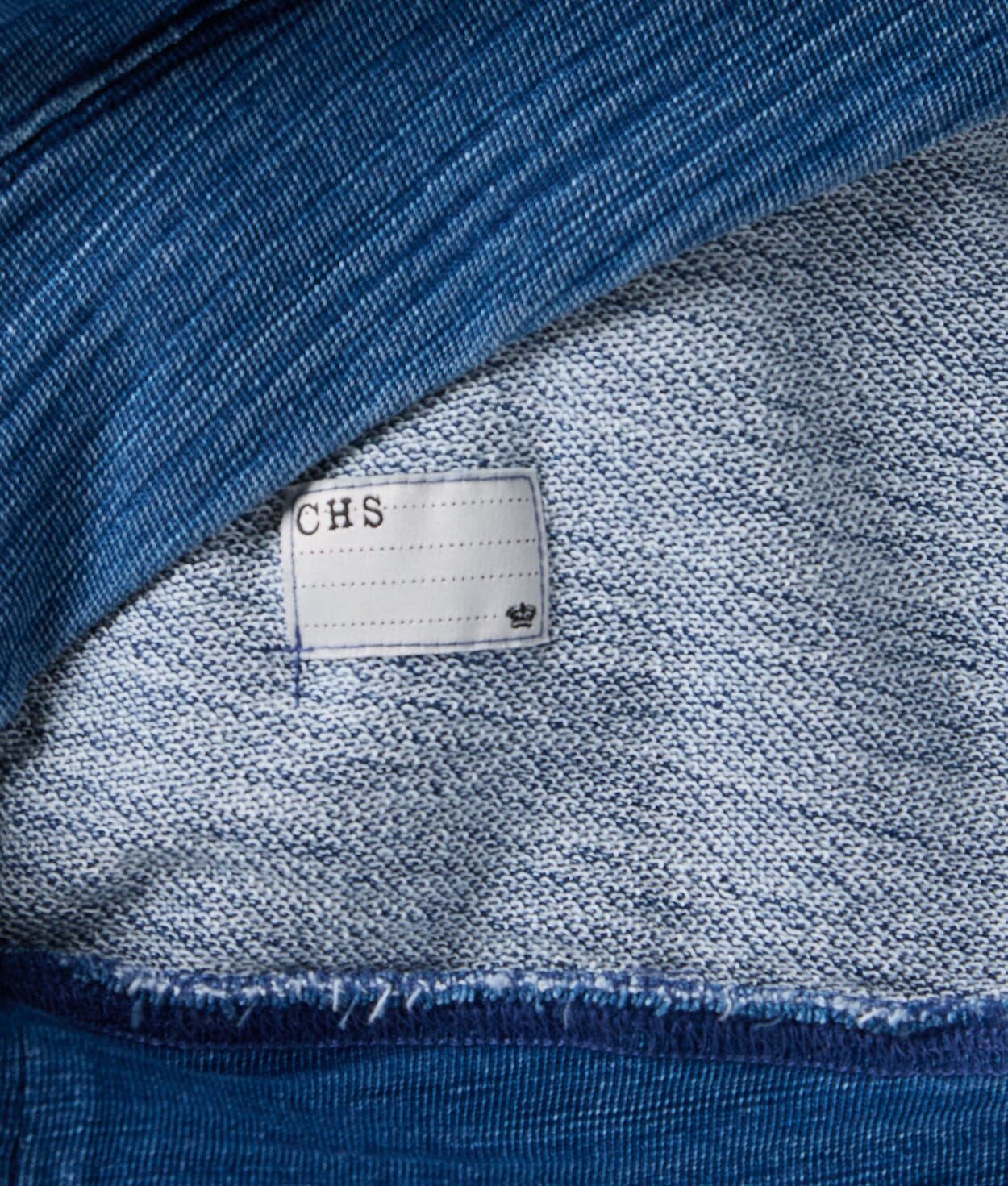 Close Up of Hidden Name Label in Interior of Garment
