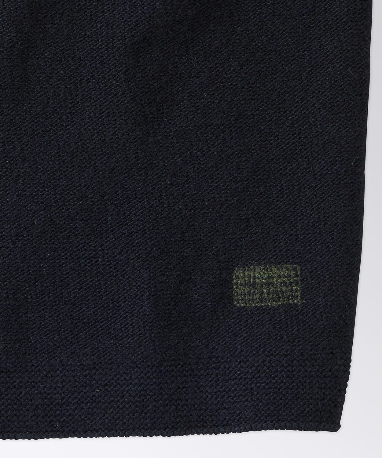Close up of Signature Stitch at Hem