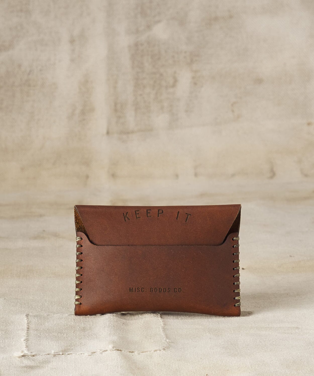 Leather Wallet Accessories Misc. Goods Co. Saddle 