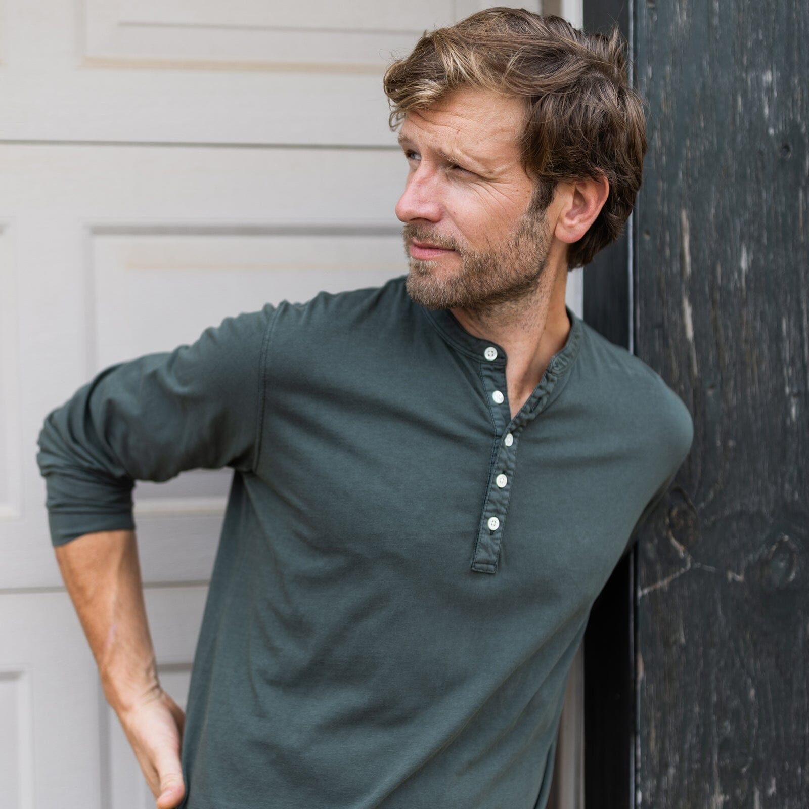 Edisto Long Sleeve Henley Knits OOBE BRAND 
