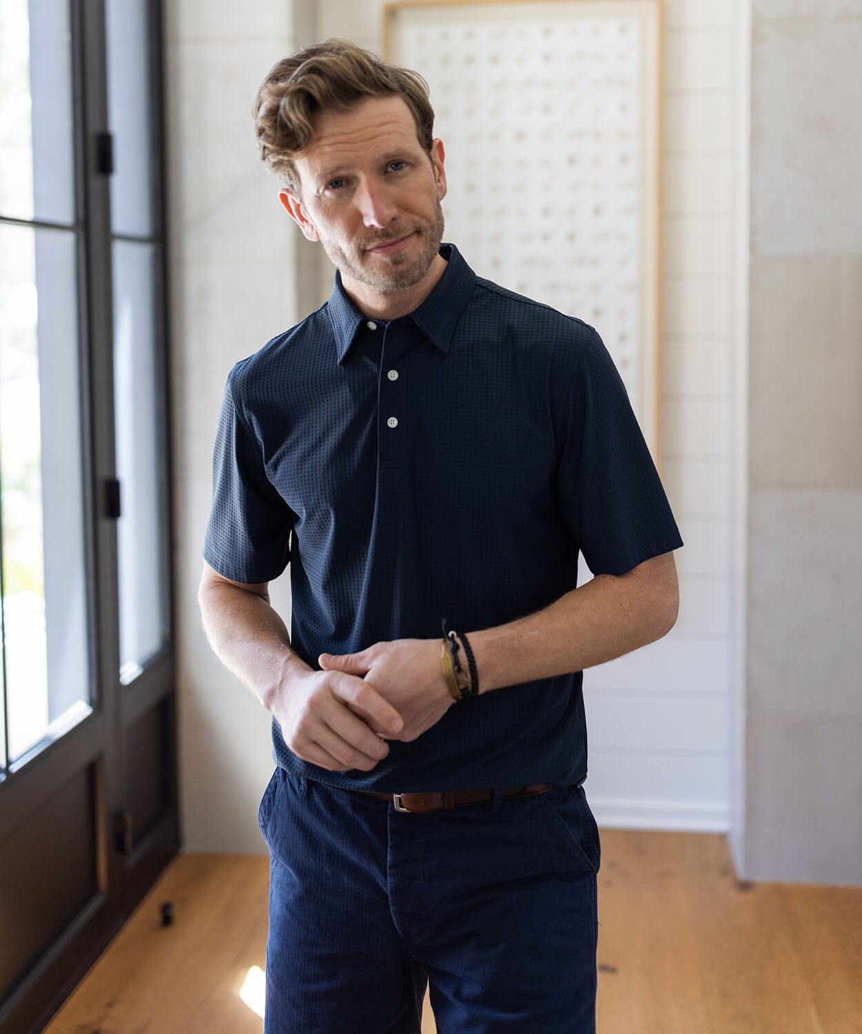 Sawyer Polo Polo Shirts OOBE Essentials True Navy S 