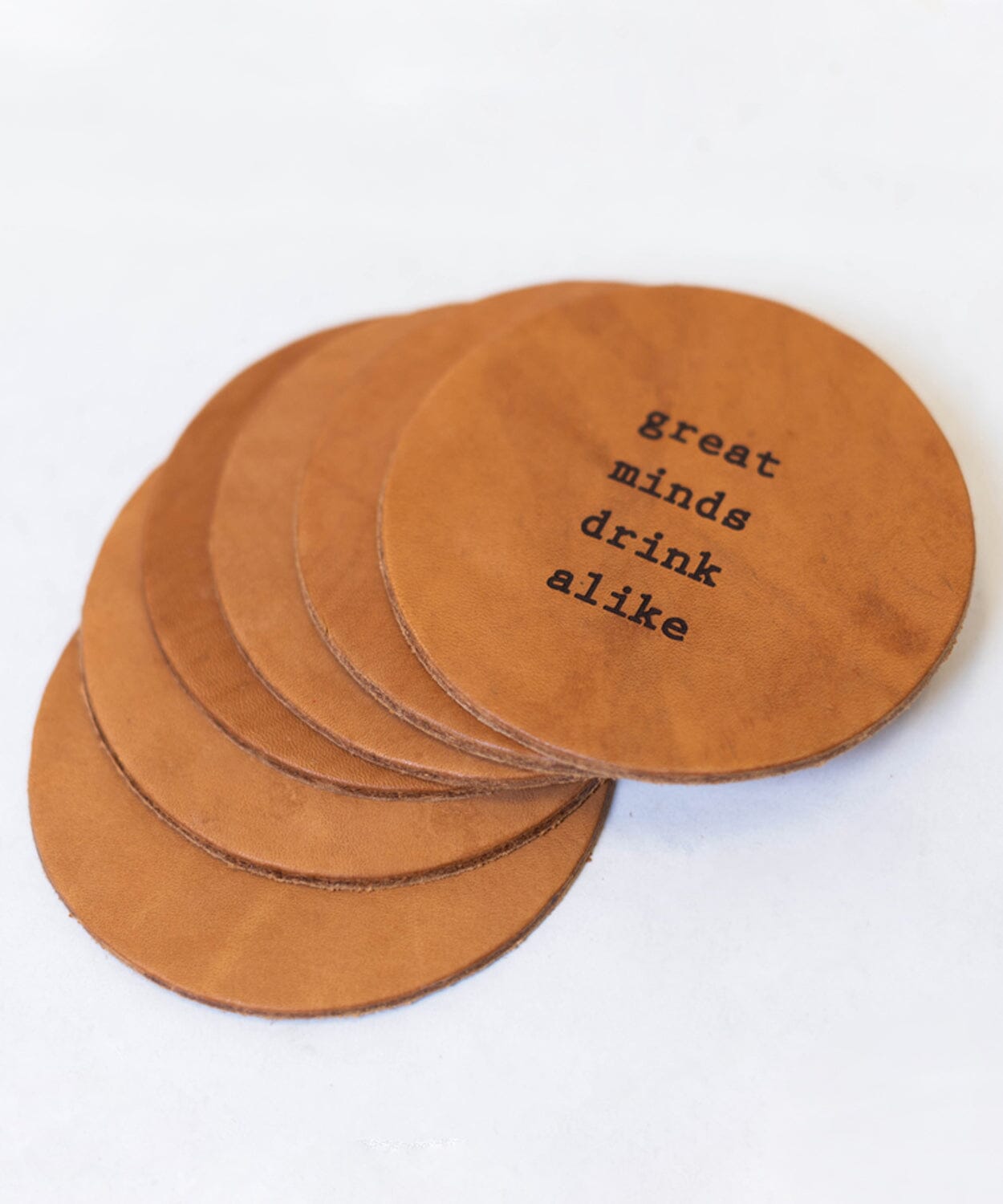 Great Minds Drink Alike - 6 Piece Coaster Set Accessories OOBE BRAND 
