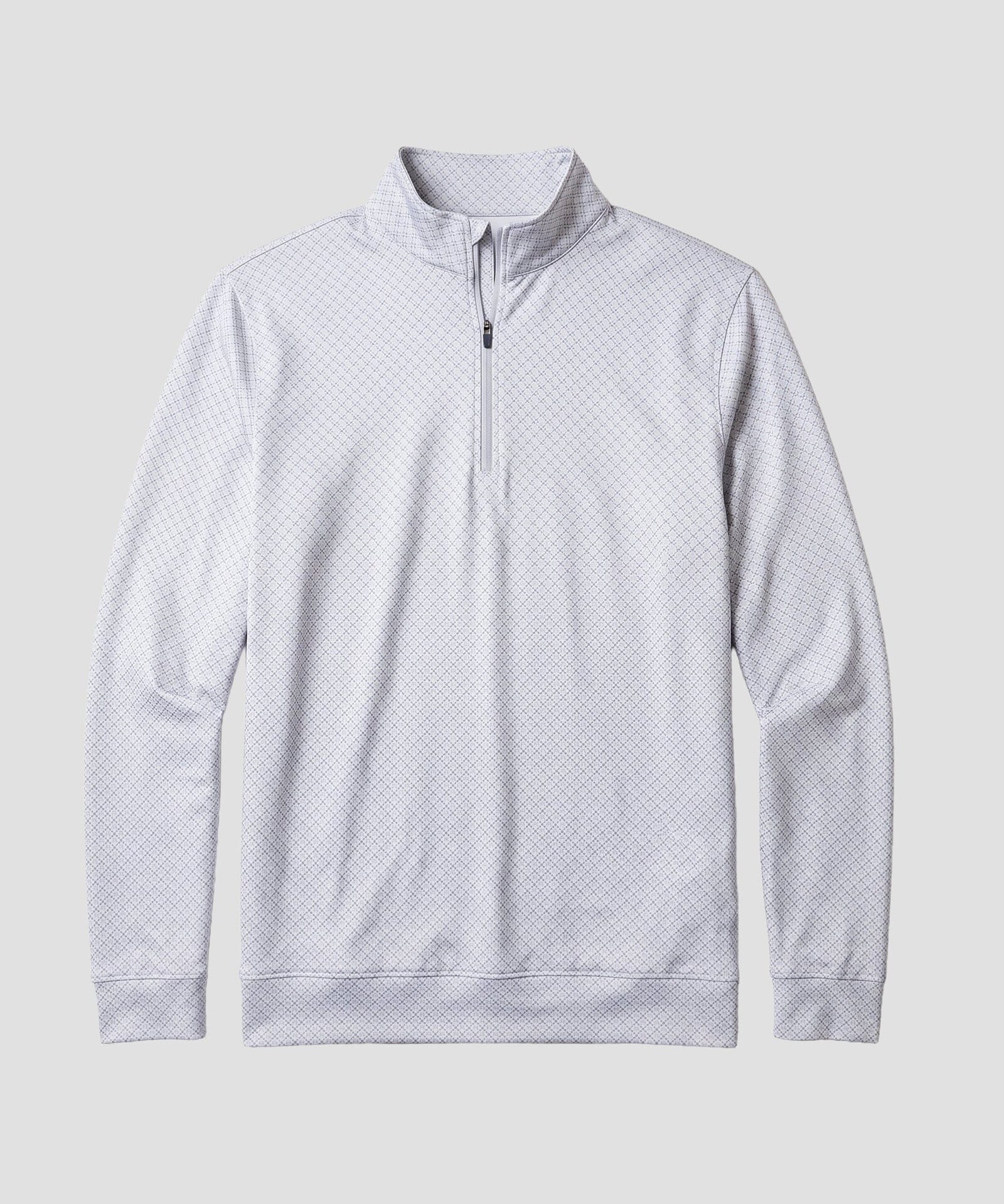 Channing Quarter-Zip Knits OOBE Essentials Grey Linear Print S 