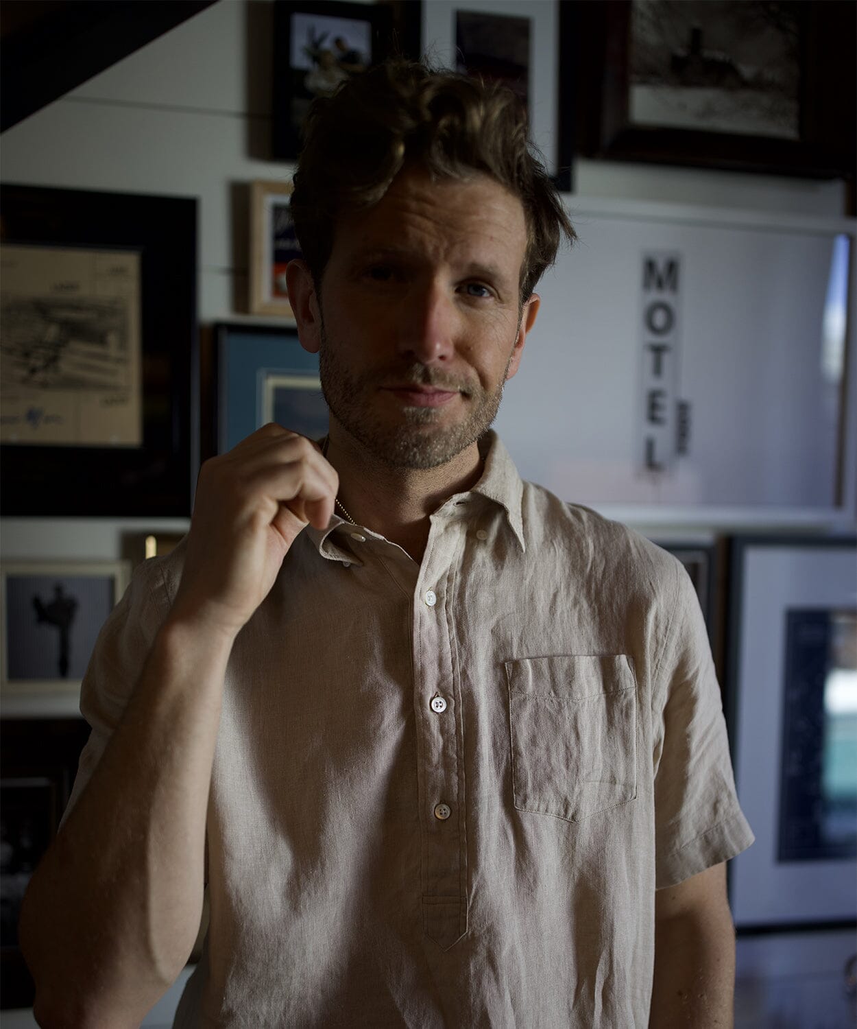 Warren Short Sleeve Shirt Button Downs OOBE BRAND 