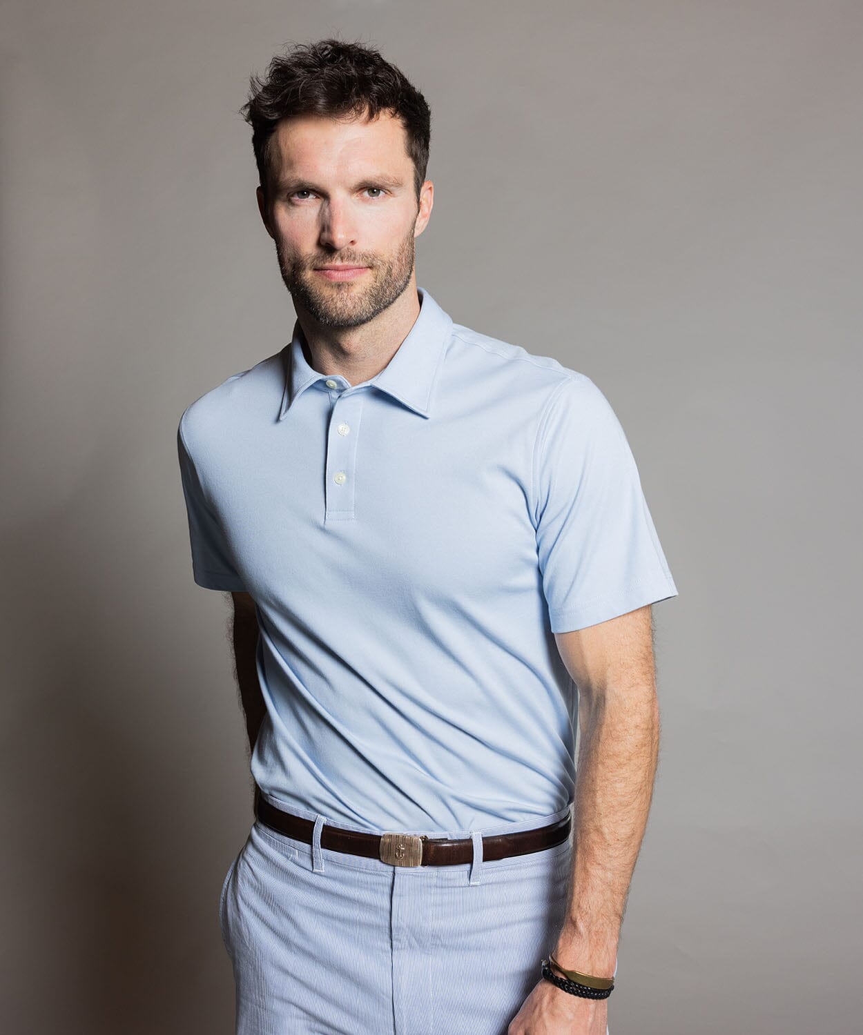 Paul Polo Polo Shirts OOBE Essentials Blue Bell S 