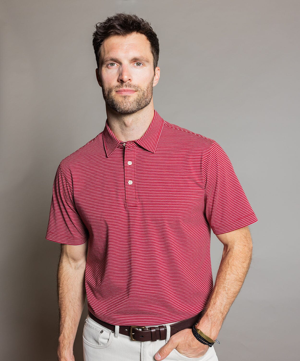 Joseph Polo Polo Shirts OOBE Essentials Crimson S 