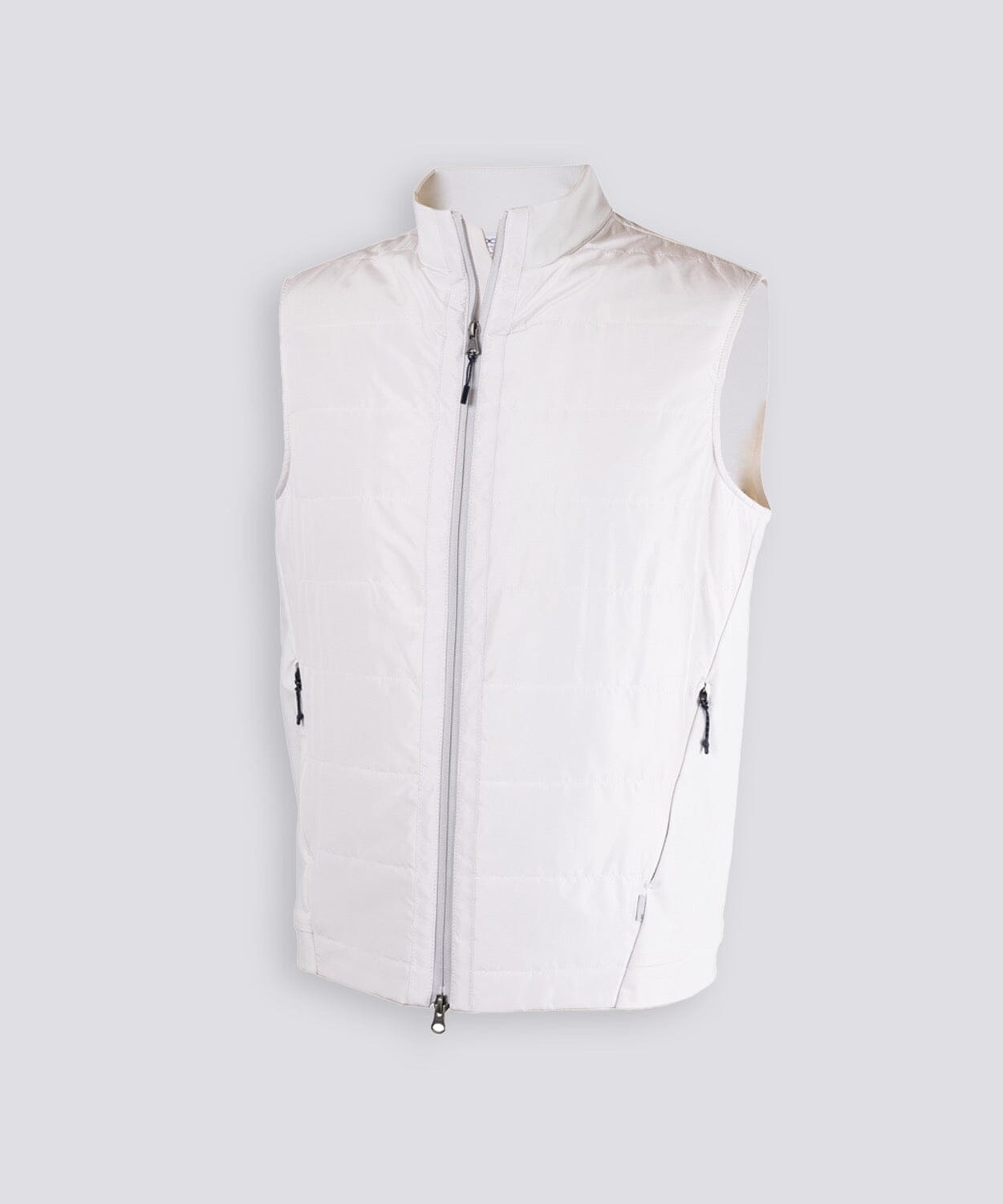 Men's White insulated vest - OOBE Essentials