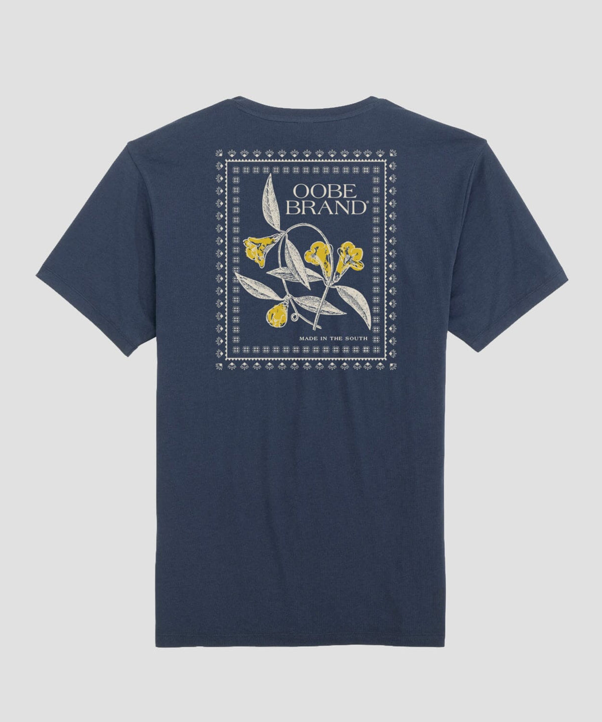 Yellow Jessamine Tee Tees OOBE Essentials Midnight Blue S 
