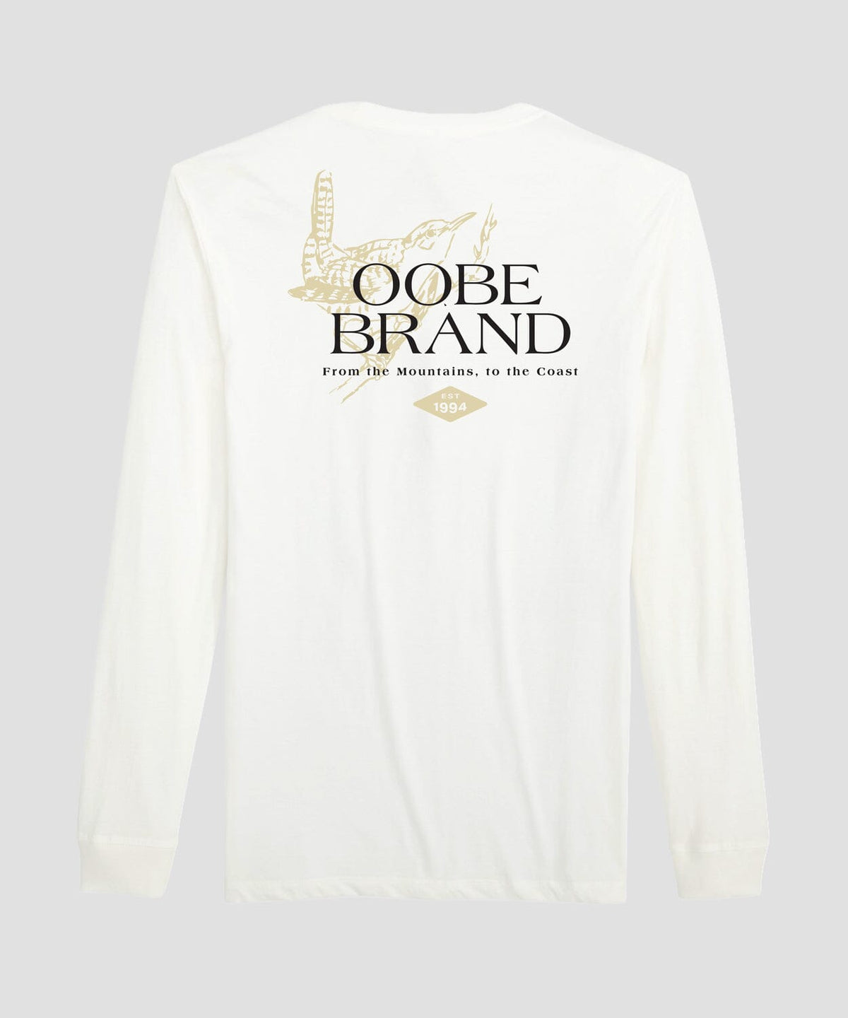 Carolina Wren LS Tee Tees OOBE Essentials Ivory S 