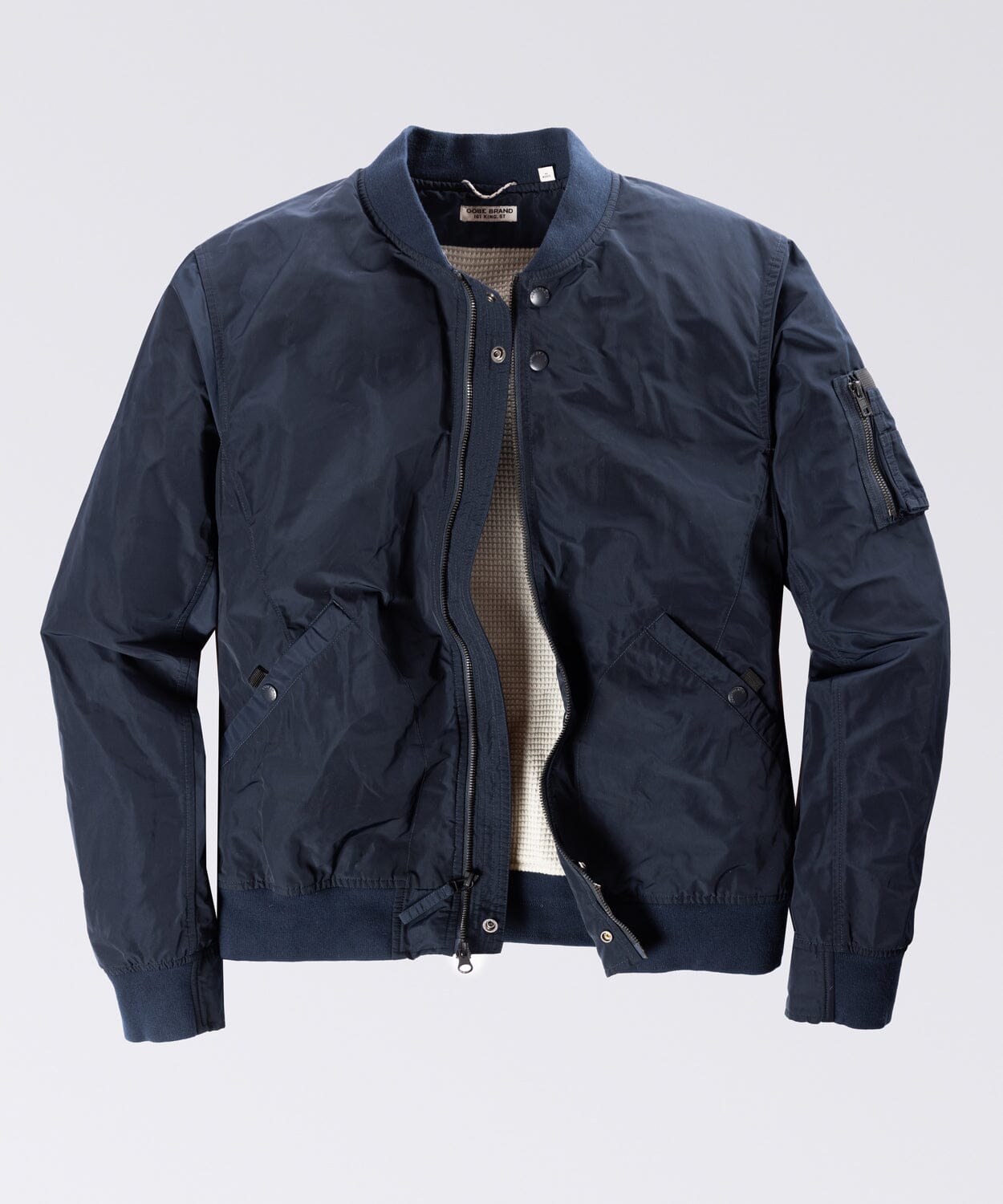 Gordon Flight Jacket - True Navy - OOBE Brand