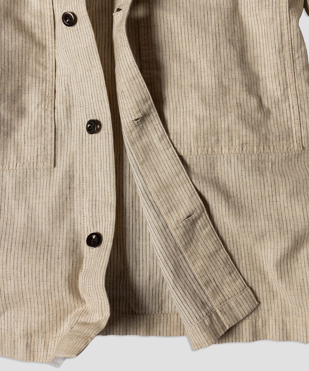 Montagu Stripe Shirt Jacket Jackets OOBE BRAND 