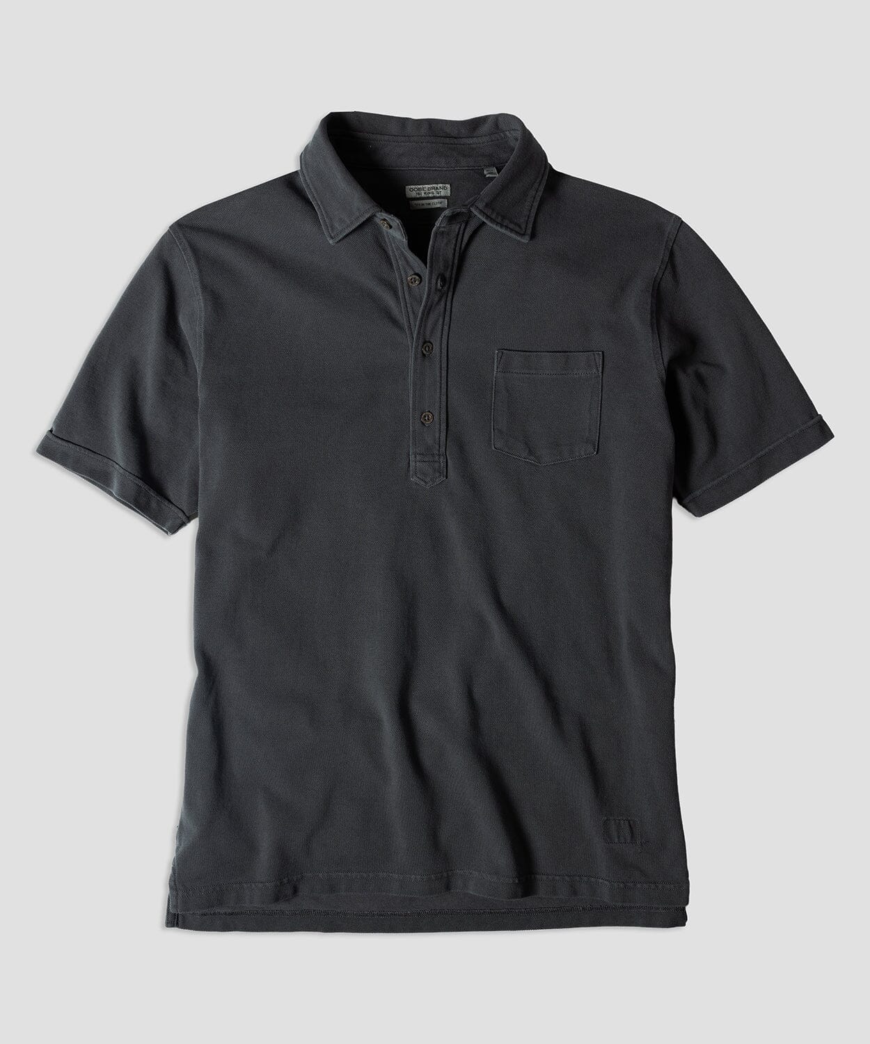 Avedon Pocket Polo Polo Shirts OOBE BRAND Gunmetal S 