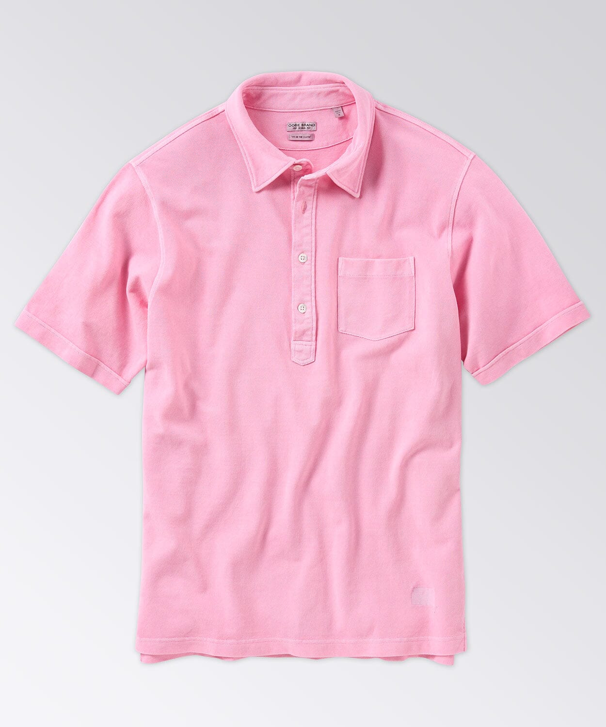 Avedon Pocket Polo Polo Shirts OOBE BRAND Pink Pearl S 