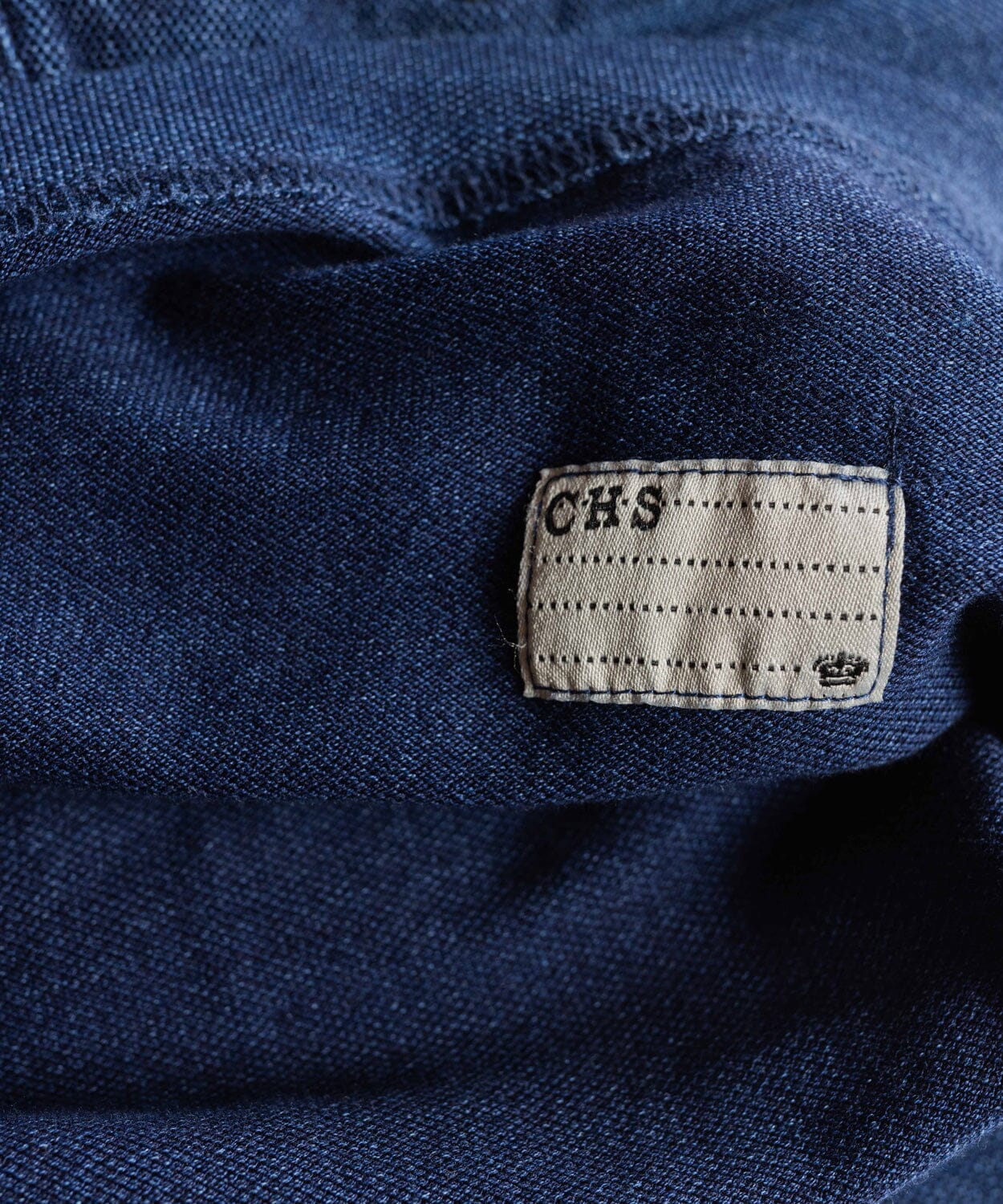 Dark Indigo Long Sleeve Polo - OOBE BRAND