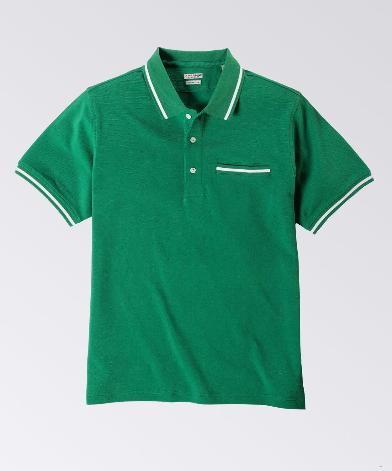 Amherst Polo Polo Shirts OOBE BRAND Augusta Green White S 