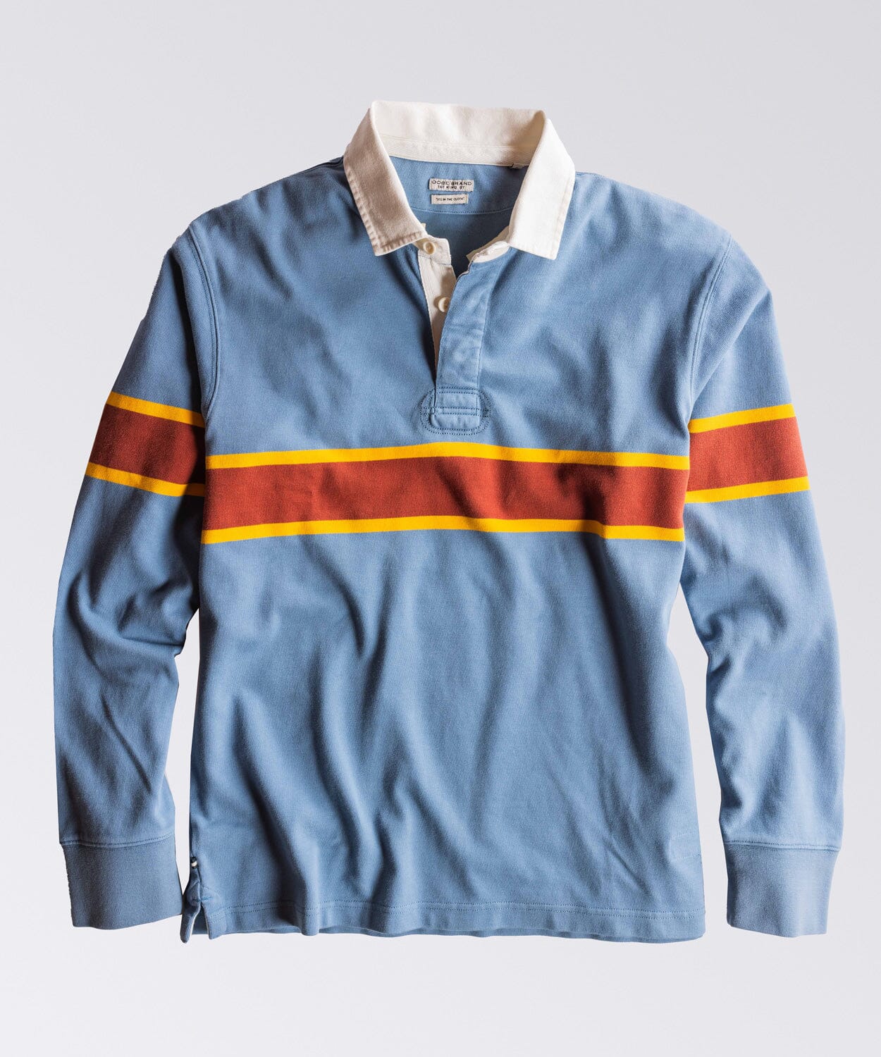 Long Sleeve rugby stripe polo - OOBE BRAND