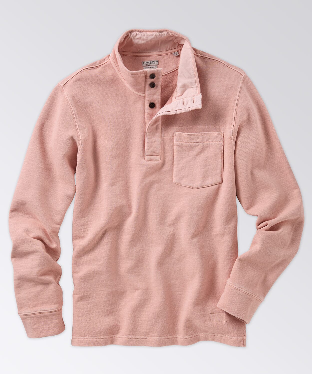 mens knit pullover with pocket