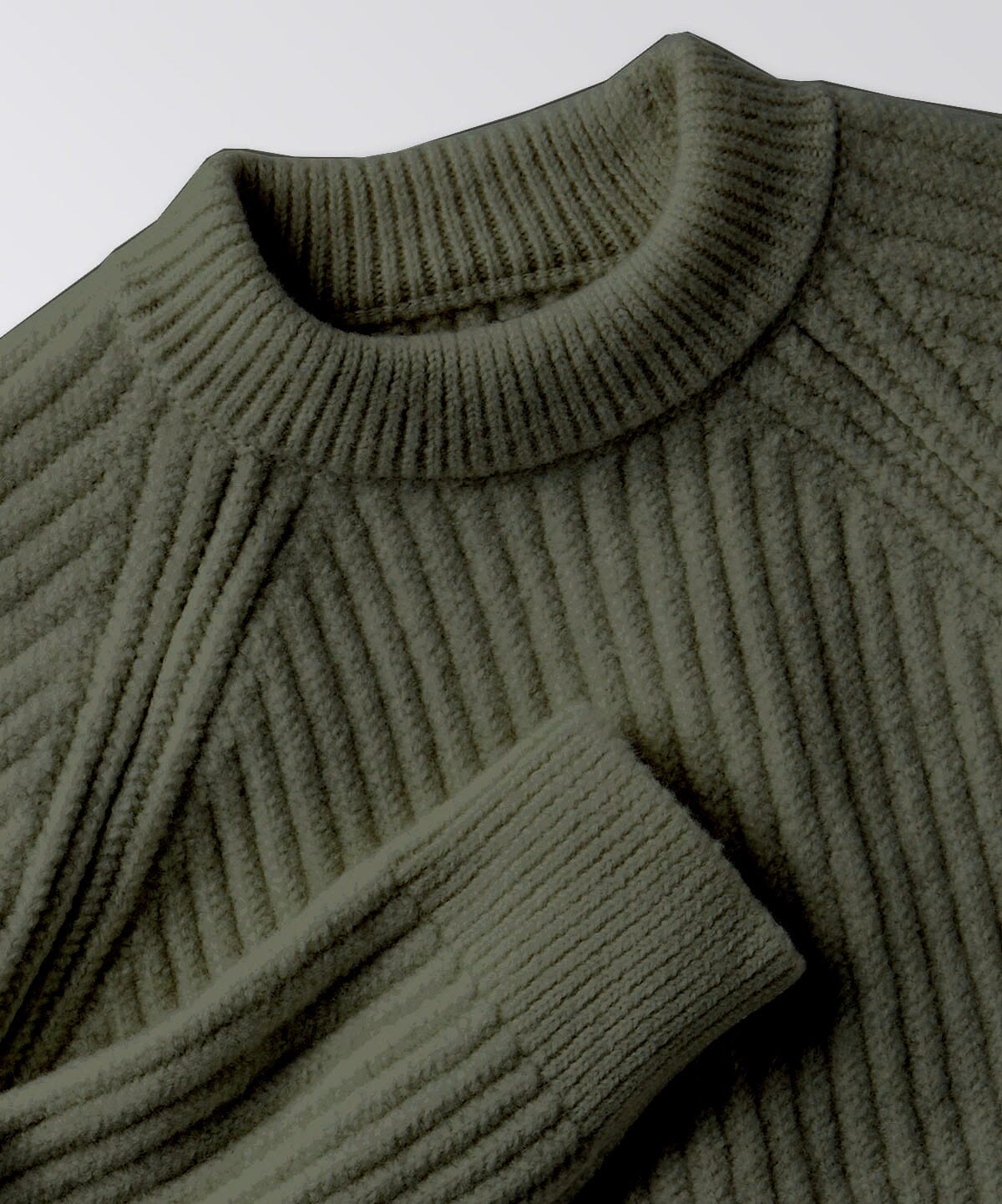 Crew OOBE Wool BRAND | Harlech Sweater Mens Neck
