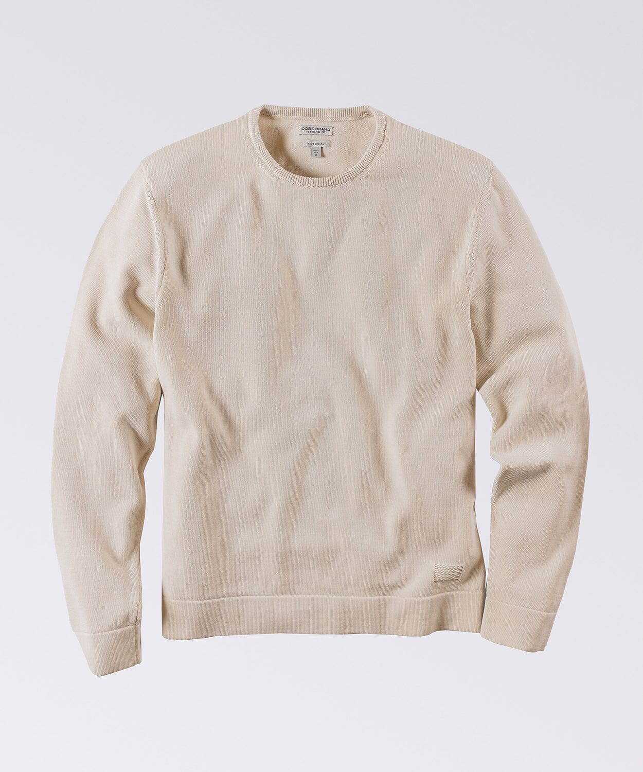 Ellis Crew Sweater Sweaters OOBE BRAND Stone S 