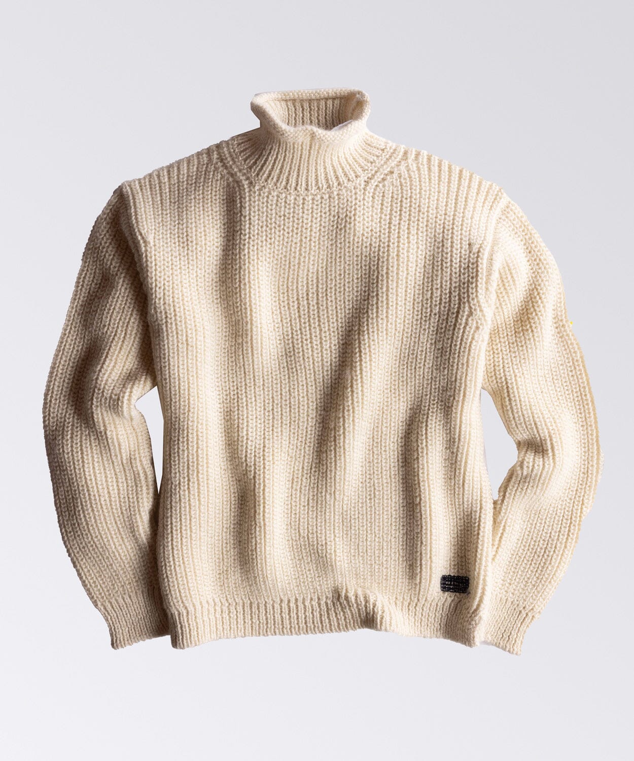 Mock Neck Sweater color Natural - OOBE BRAND