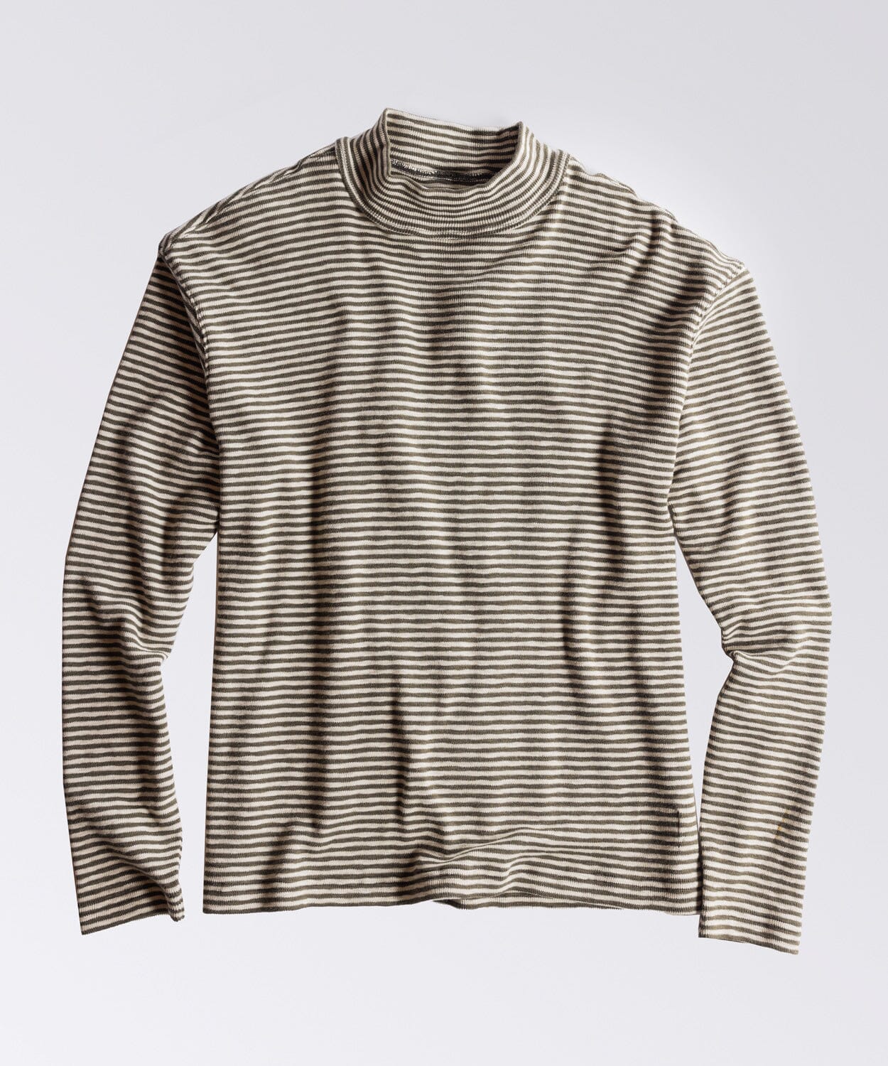 Stripe turtleneck color mosswood - OOBE BRAND