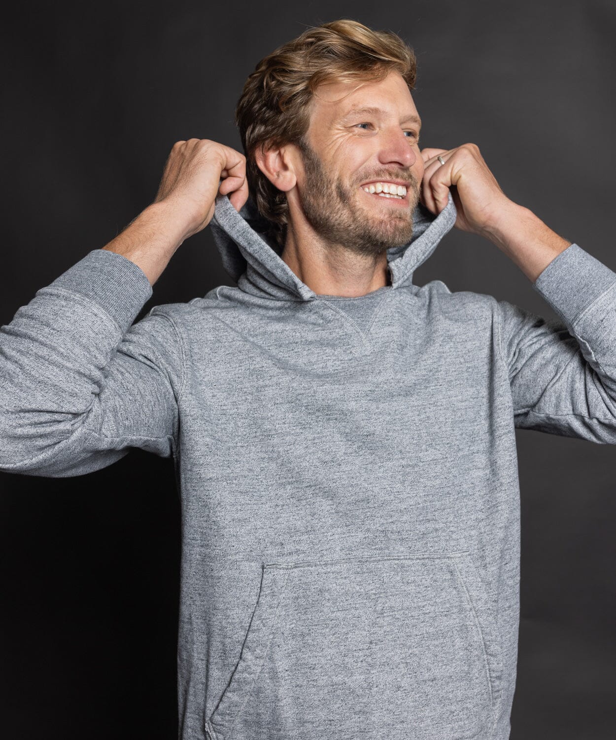 Grey pullover hoodie - OOBE BRAND