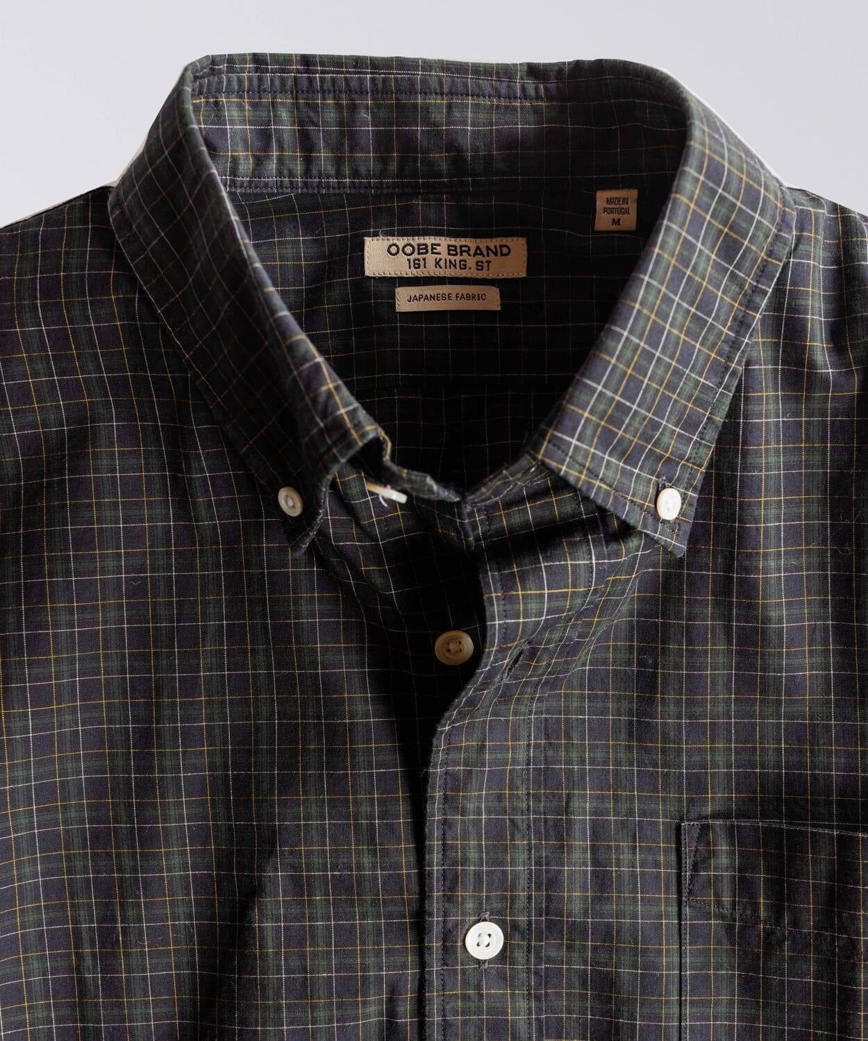 Green Plaid Buttondown Shirt - OOBE BRAND