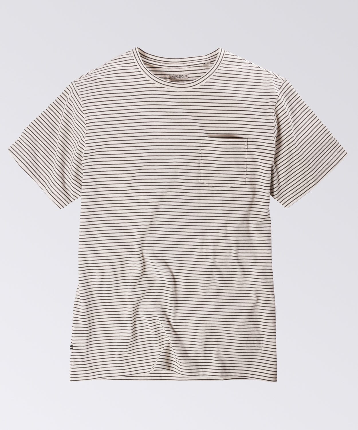 Black Ink Striped Pocket Tee - OOBE Brand