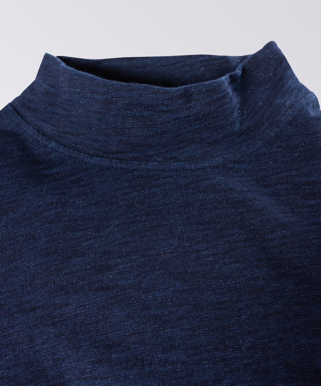 Indigo Mock Neck Shirt - OOBE Brand