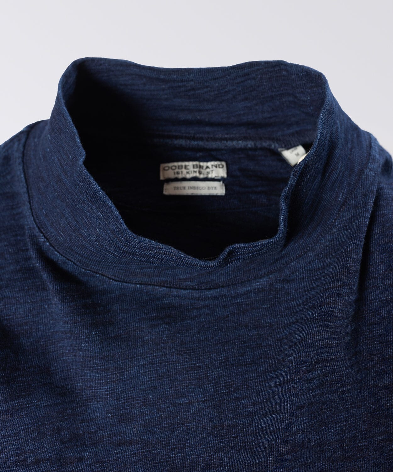 Indigo Mock Neck Shirt - OOBE Brand