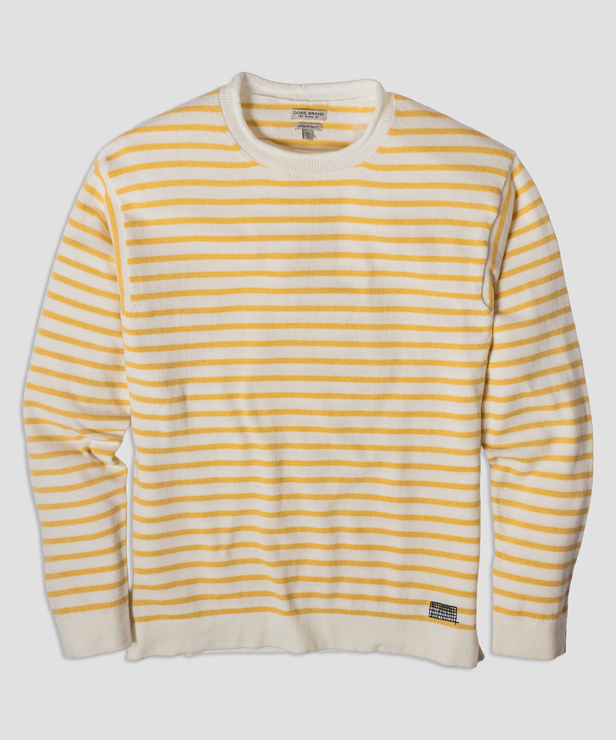Marine Crew Knits OOBE BRAND Marigold Stripe S 