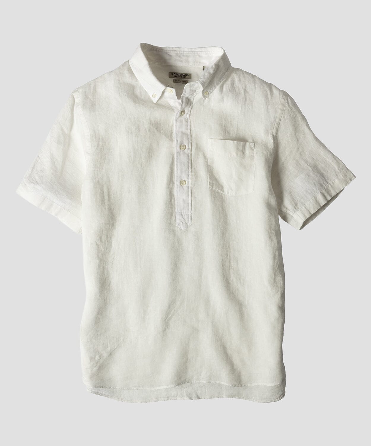 Warren Short Sleeve Shirt Button Downs OOBE BRAND Classic White S 
