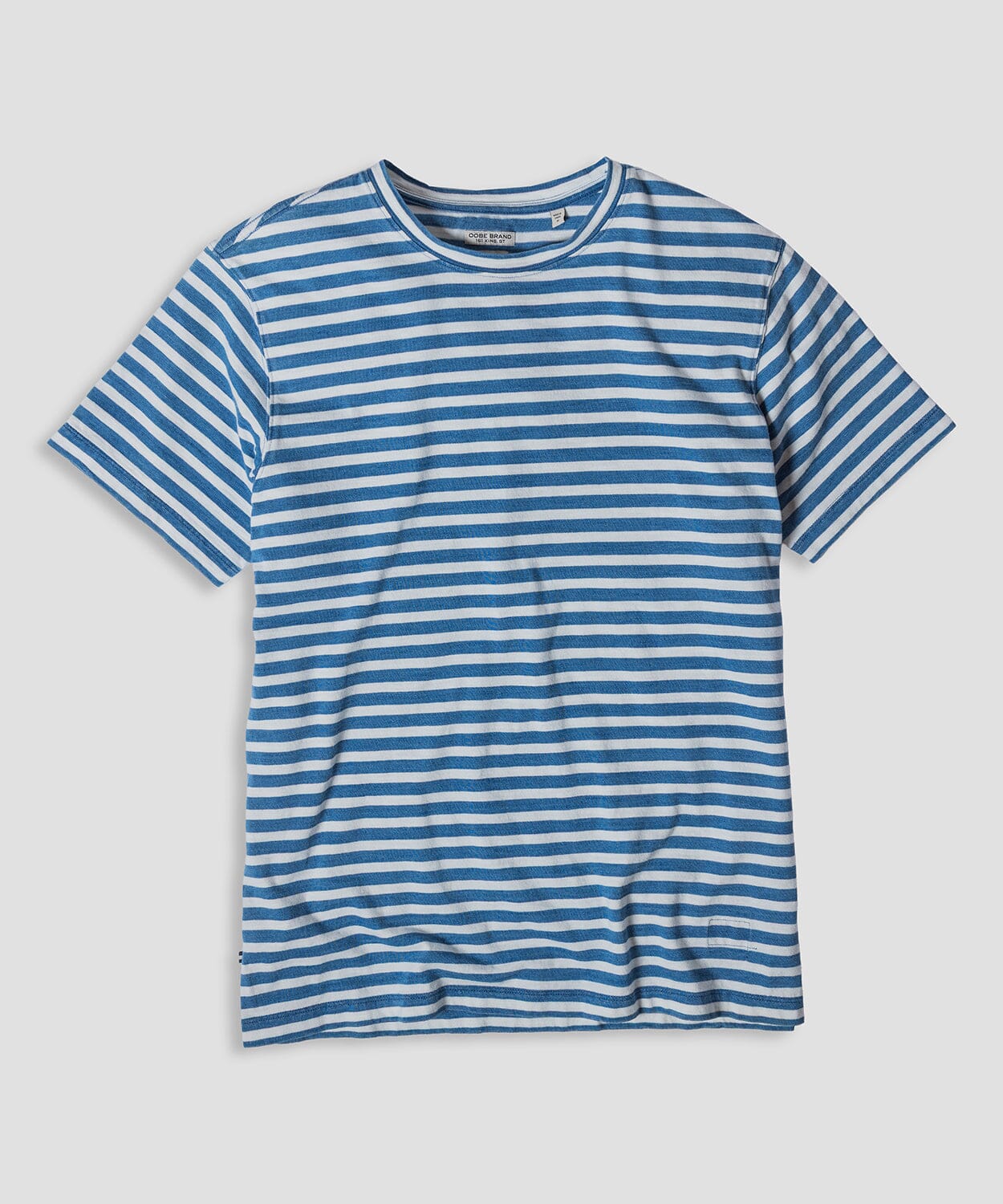 Pinckney Indigo Cabana Stripe Tee Tees OOBE BRAND Indigo Cabana Stripe S 