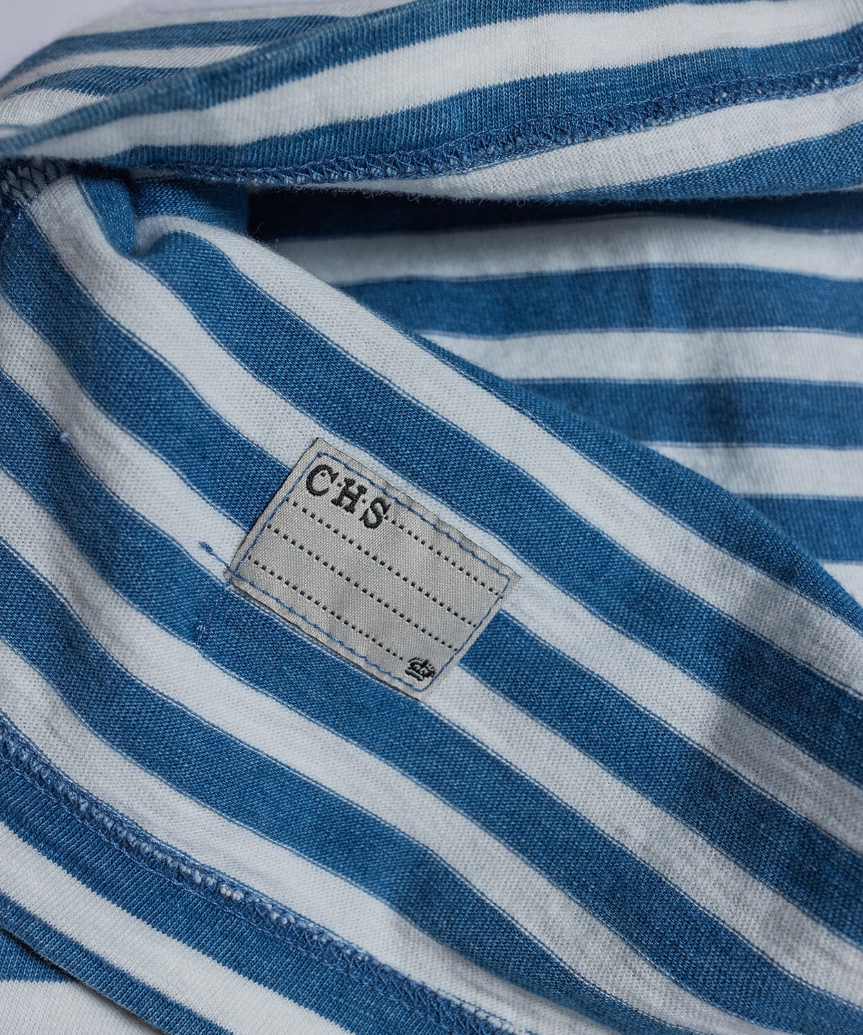 Pinckney Indigo Cabana Stripe Tee Tees OOBE BRAND 
