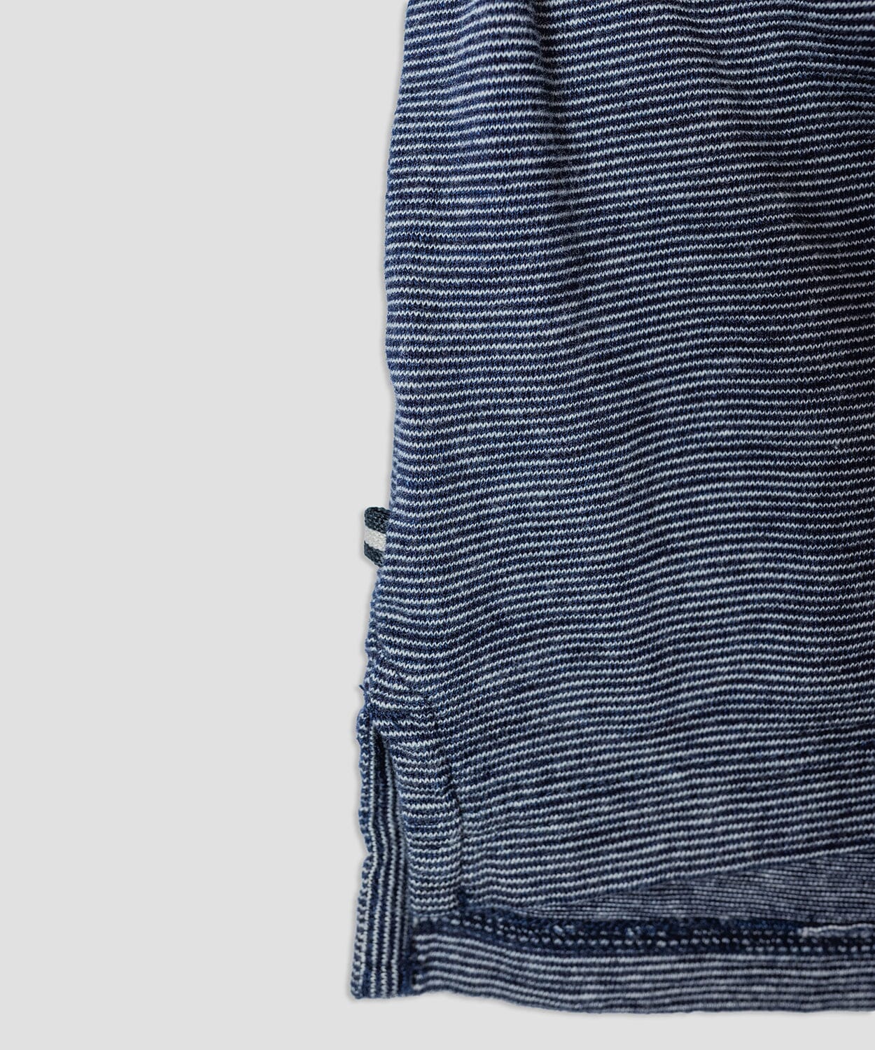 Avedon Indigo Stripe Polo Polo Shirts OOBE BRAND 