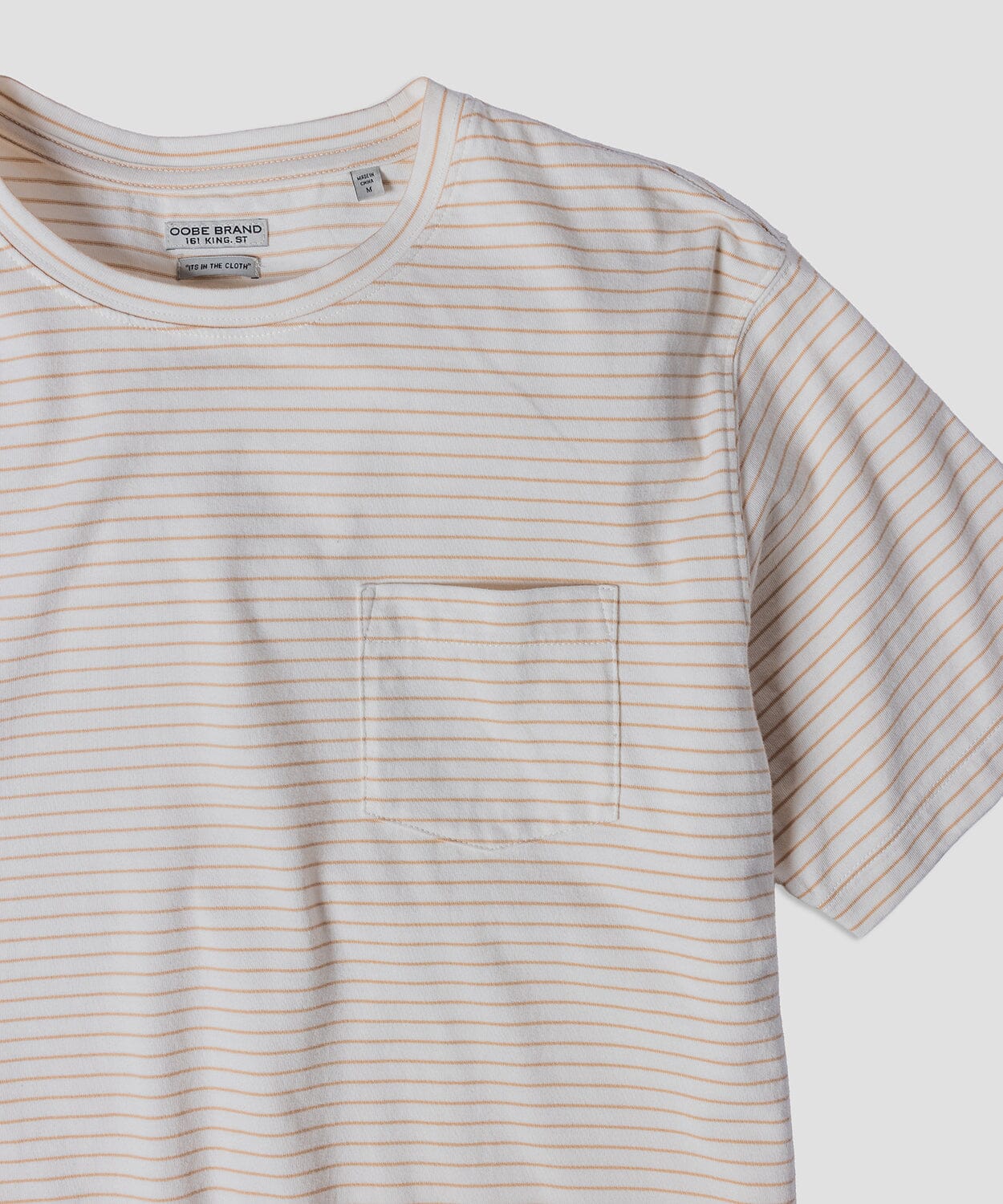 Sutherland Pinstripe Tee Tees OOBE BRAND 