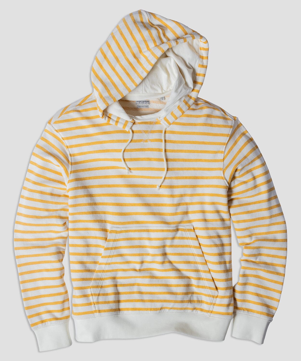 Folly Hoodie Knits OOBE BRAND Goldenrod Cabana Stripe S 