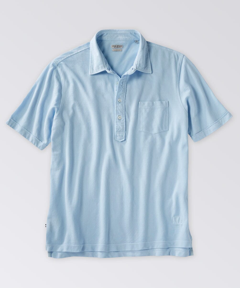 Avedon Pocket Polo Polo Shirts OOBE BRAND Sky Blue S 